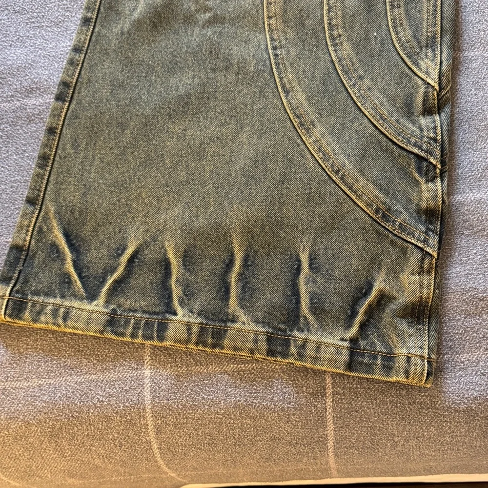 NWOT/Young Men's No/Faith Studo Distressed Jeans/Heavy Weight/Bell Bottoms - Picture 3 of 16